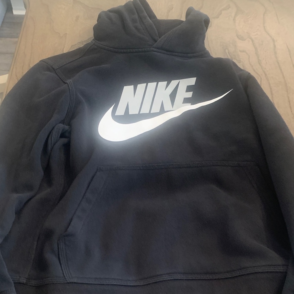 Nike Black Pullover with White Swoosh